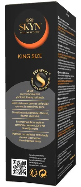 Manix SKYN King Size 10 pcs Large Polyisoprene Vegan Condoms