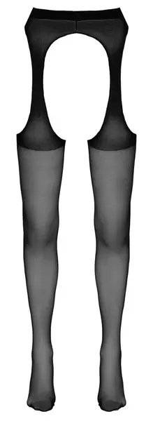 Cottelli Collection Suspender-Style Tights Black S/M Polyamide