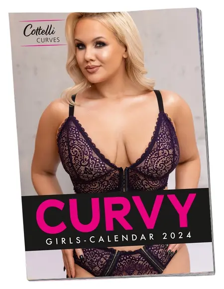Pin-Up Curvy Girls 2026 Wall Calendar Set, 10-Pack, 297x420mm