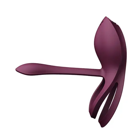 ZALO Bayek Velvet Purple Wearable Intimate Device - Remote Control, Dual Rings