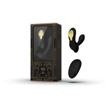 ZALO Aya Wearable Massager Obsidian Black - App Controlled, Ergonomic Design