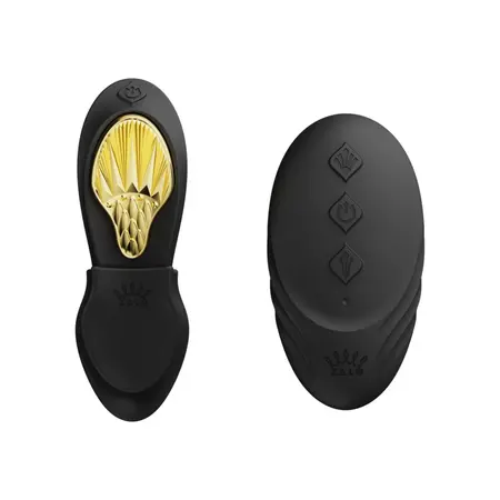 ZALO Aya Wearable Massager Obsidian Black - App Controlled, Ergonomic Design