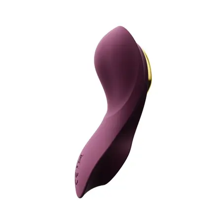 ZALO Aya Wearable Massager Velvet Purple - Ergonomic Remote System