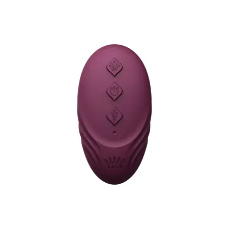 ZALO Aya Wearable Massager Velvet Purple - Ergonomic Remote System