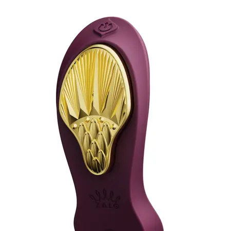 ZALO Aya Wearable Massager Velvet Purple - Ergonomic Remote System