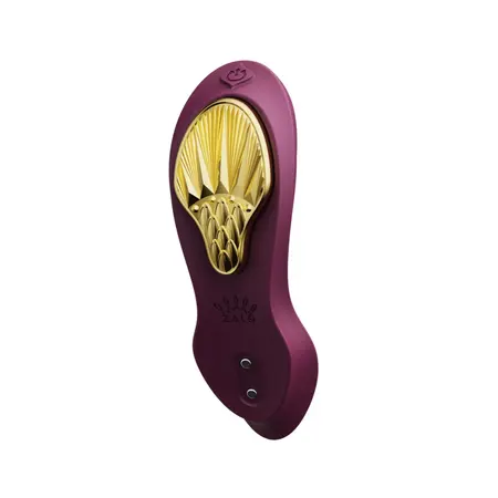 ZALO Aya Wearable Massager Velvet Purple - Ergonomic Remote System