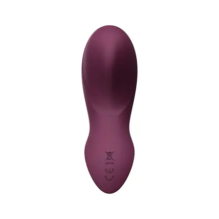 ZALO Aya Wearable Massager Velvet Purple - Ergonomic Remote System