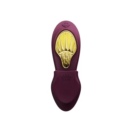 ZALO Aya Wearable Massager Velvet Purple - Ergonomic Remote System