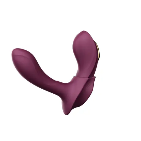 ZALO Aya Wearable Massager Velvet Purple - Ergonomic Remote System