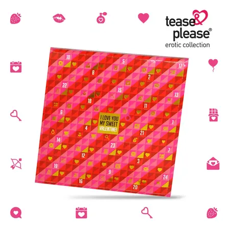 Loveboxxx Valentine Advent Calendar Multilingual 24-Day Surprise Set
