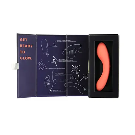 Swan Mini Swan Wand Orange - Compact Glow-in-the-Dark Massager