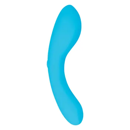 Swan Mini Swan Wand Glow In The Dark Blue - Compact Waterproof Massager