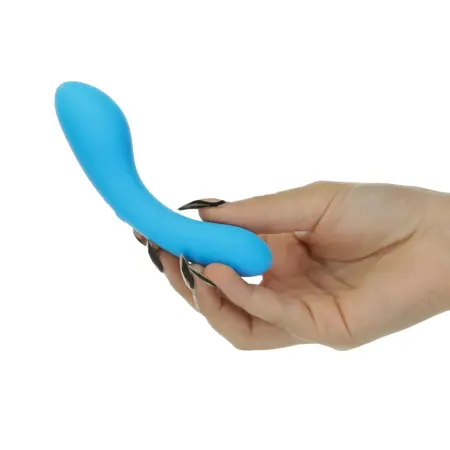 Swan Mini Swan Wand Glow In The Dark Blue - Compact Waterproof Massager