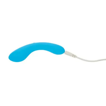 Swan Mini Swan Wand Glow In The Dark Blue - Compact Waterproof Massager