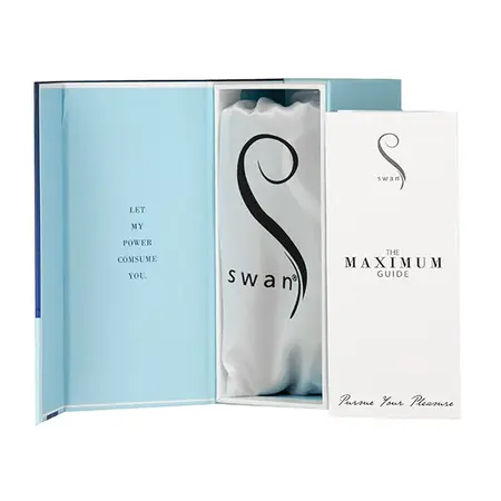 Swan Maximum Rechargeable Intimate Bullet Blue - Compact, Waterproof, USB