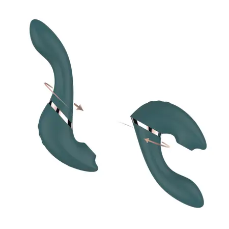 Swan Monarch Transforms Teal - Versatile Silicone Personal Massager