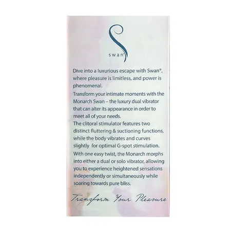 Swan Monarch Transforms Teal - Versatile Silicone Personal Massager