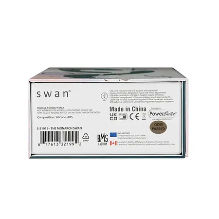 Swan Monarch Transforms Teal - Versatile Silicone Personal Massager