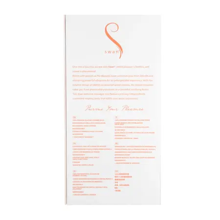 Swan Blossom Rotating & Vibrating Silicone Dual-Action Device Peach