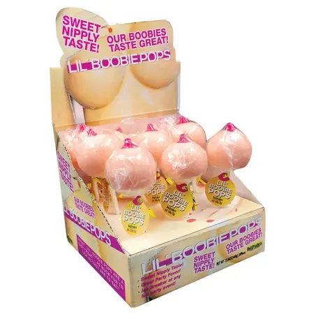 Spencer & Fleetwood Boobie Pop Strawberry Flavour Lollipop 40g