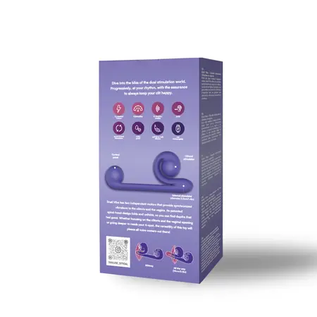 Snail Vibe Purple Multi-Function Silicone Intimate Device
