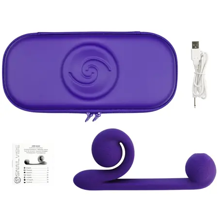 Snail Vibe Purple Multi-Function Silicone Intimate Device