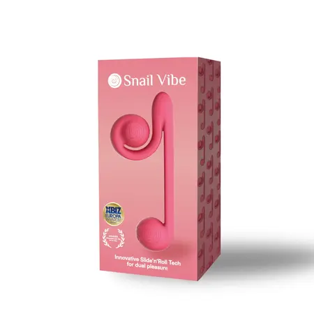 Snail Vibe Pink - Dual-Motor Silicone Intimate System, Waterproof