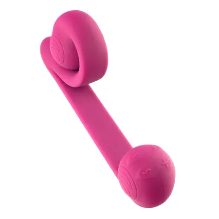 Snail Vibe Pink - Dual-Motor Silicone Intimate System, Waterproof