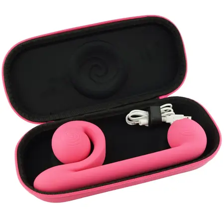Snail Vibe Pink - Dual-Motor Silicone Intimate System, Waterproof