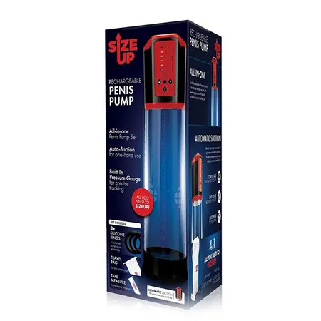 Size Up Rechargeable Vacuum Enlargement System with Accessories, 28.5cm