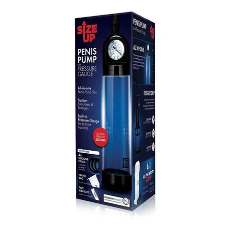 Size Up Gauge Vacuum Trainer with Pressure Indicator, 29.5 cm, Transparent