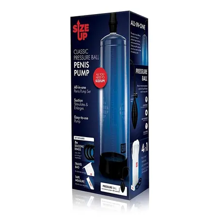 Size Up Classic Ball Vacuum System - Complete Enhancement Kit, Transparent