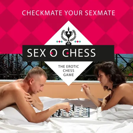Tease & Please Sex-O-Chess Adult Board Game with Chess Set and Hourglass