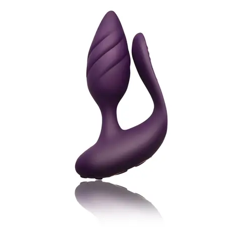 Rocks-Off Cocktail Dual Motor Intimate Device Burgundy, Waterproof