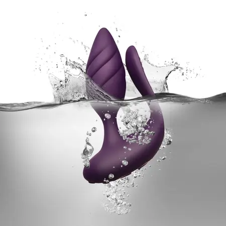 Rocks-Off Cocktail Dual Motor Intimate Device Burgundy, Waterproof