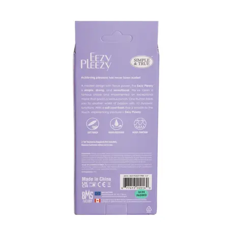 PowerBullet Eezy Pleezy 14cm Classic Violet Intimate Stimulator