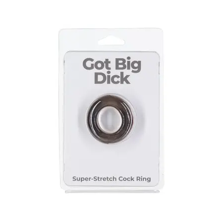 PowerBullet GBD Single Bumper Ring - Ultra Stretchy, Body Safe, Black