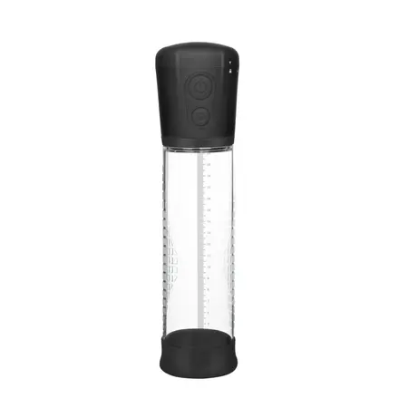 PowerBullet Intimate Vacuum Pump 3-Level Battery System Transparent Black