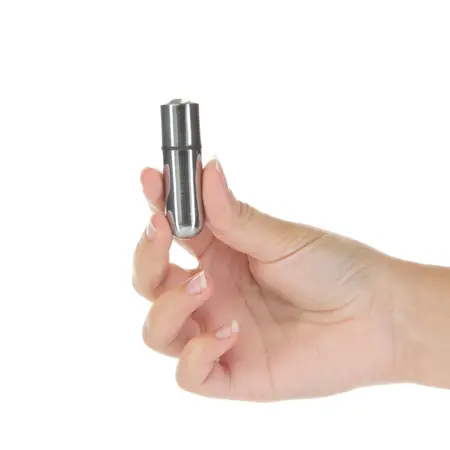 PowerBullet First Class Mini Silver - 9-Function Compact Vibrating Device