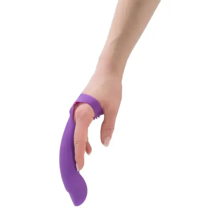 PowerBullet Extra Touch Finger Model Silicone Purple Universal Fit