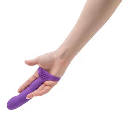 PowerBullet Extra Touch Finger Model Silicone Purple Universal Fit