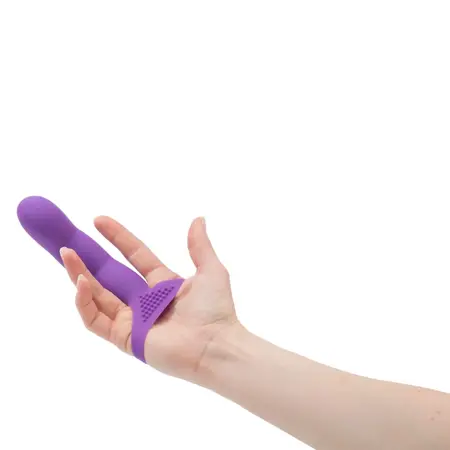 PowerBullet Extra Touch Finger Model Silicone Purple Universal Fit