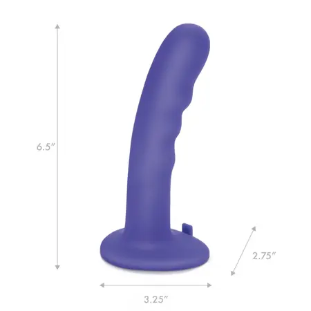 Pegasus 6-Inch Curved Wave Silicone Model with Adjustable Harness Set