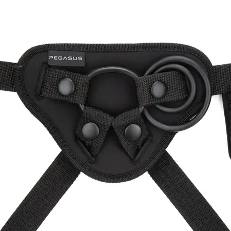 Pegasus 6-Inch Curved Wave Silicone Model with Adjustable Harness Set