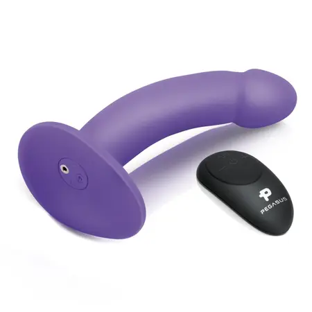 Pegasus 6'' Silicone Curved Peg - Adjustable Harness Set, Black