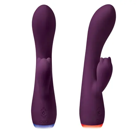 Ovo Beacon Dual-Motor Intimate Machine, Silicone, LED, USB, Pink