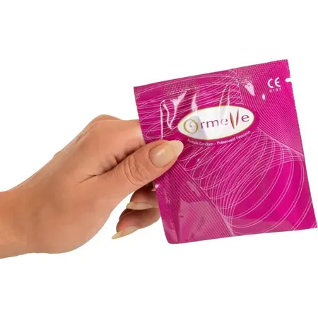 Ormelle Female Protective Barrier 5-Pack, Transparent, Latex, 54 mm