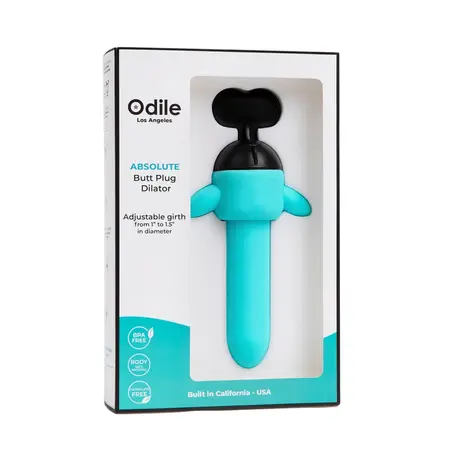 Odile Absolute Anal Dilator Plug Adjustable Black 2.54-3.81cm