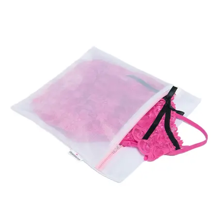 Obsessive Washing Bag Protective Mesh Laundry Pouch White Durable