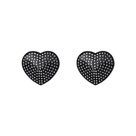 Obsessive A750 Heart-Shaped Crystal Self-Adhesive Covers 7.5cm